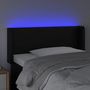 Voir la diapositive 4 : VIDAXL Tete de lit a LED Noir 93x16x78/88 cm Similicuir