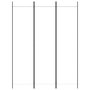 Voir la diapositive 3 : VIDAXL Cloison de separation 3 panneaux Blanc 150x200 cm Tissu