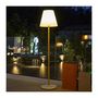 Voir la diapositive 6 : Lumisky Lampe de table solaire STANDY MINI Blanc Bambou H25cm