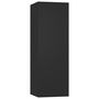 Voir la diapositive 2 : VIDAXL Meuble TV Noir 30,5x30x90 cm Bois d'ingenierie