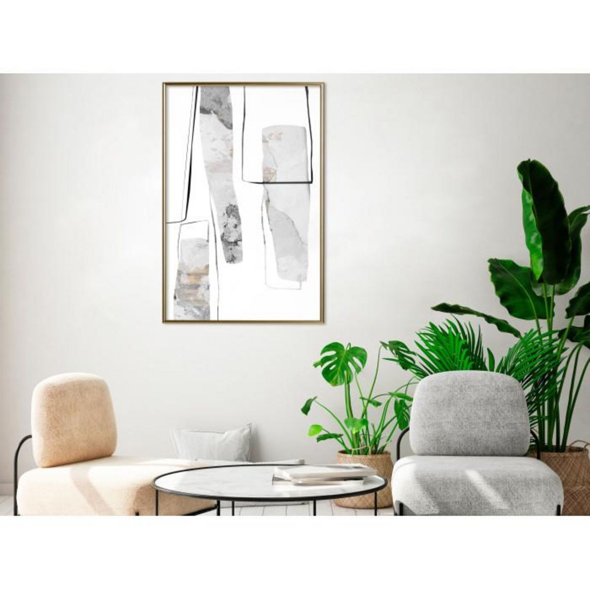 Paris Prix Affiche Murale Encadrée  Stalagmite and Stalactites