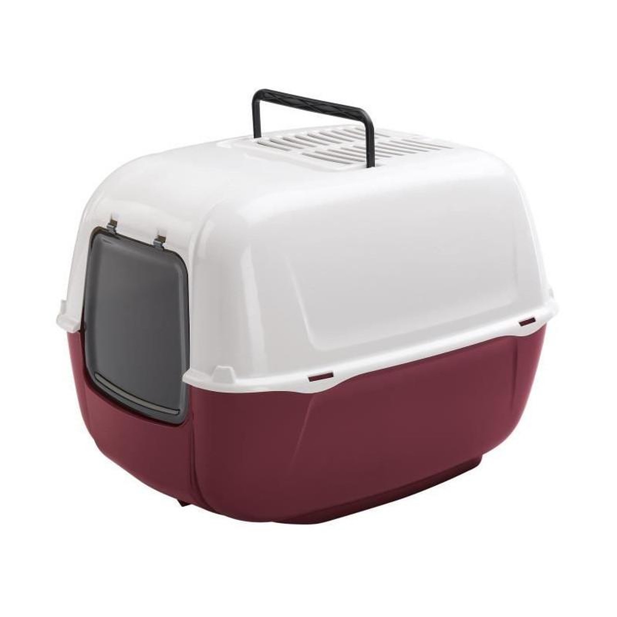 Ferplast Maison de toilette pour chat PRIMA - Plastique - Filtre a charbon a actif anti odeur - FERPLAST