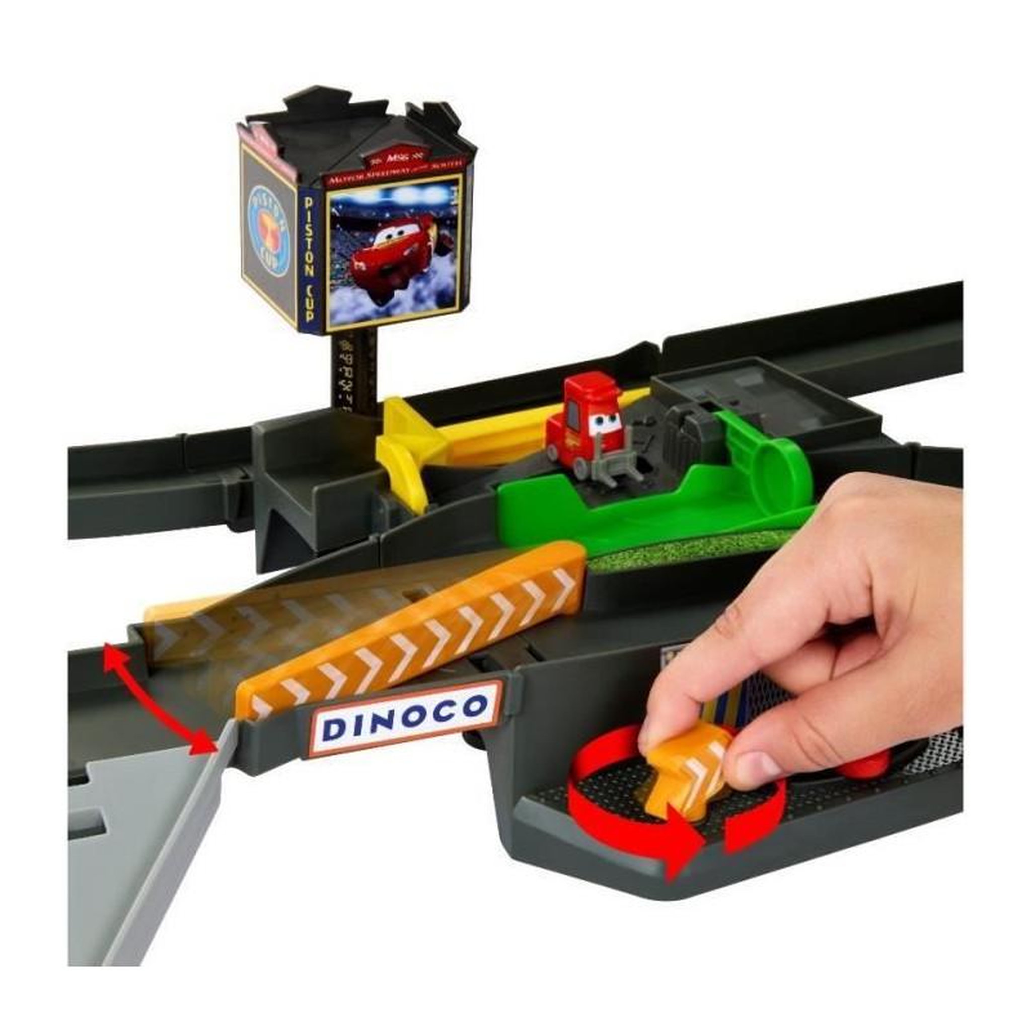 Voir la diapositive 5 : MATTEL CIRCUIT COURSE PISTON CUP - MATTEL - HPD81 - MINI VEHICULES CARS DIECAST
