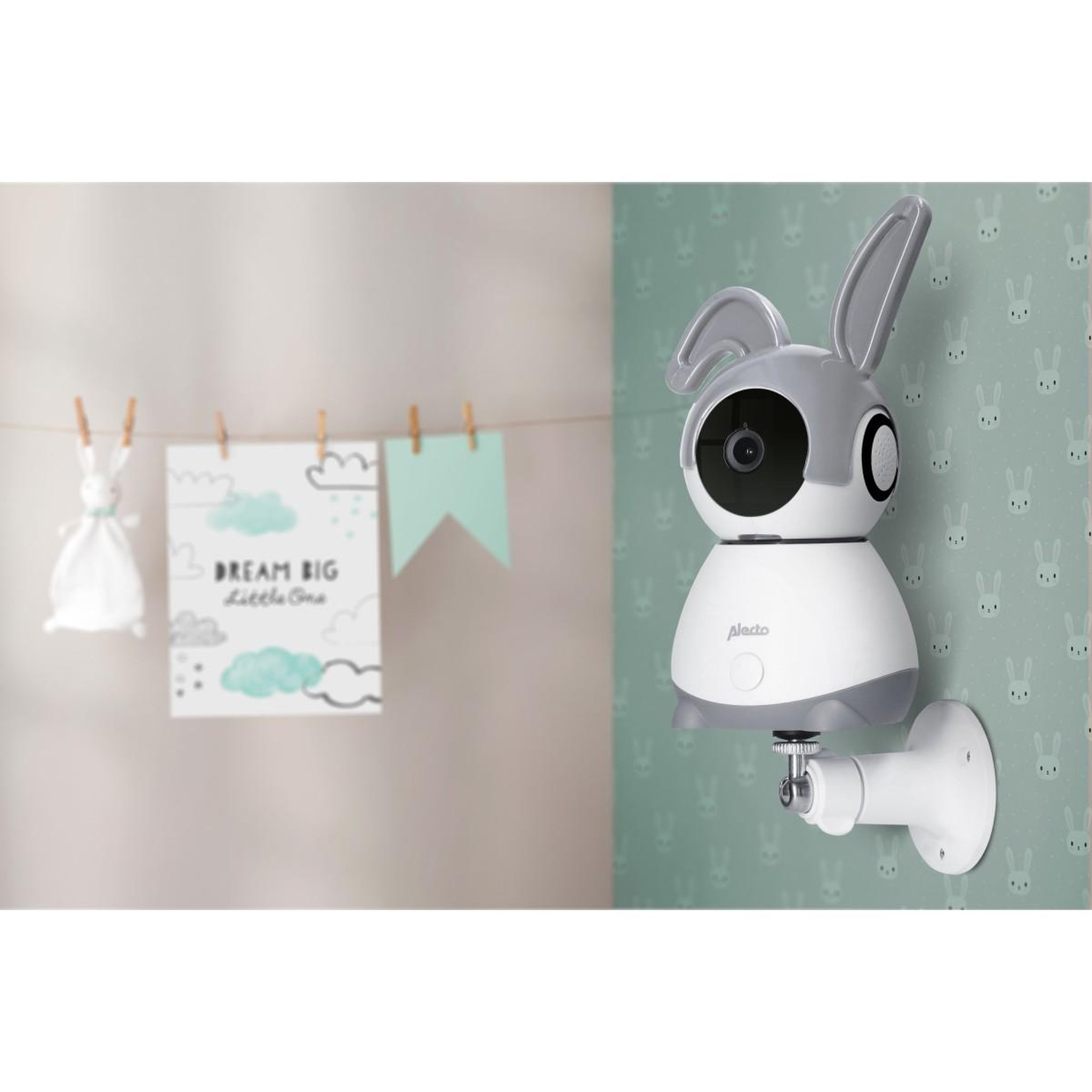 Voir la diapositive 5 : ALECTO Babyphone Wi-Fi Caméra Full HD 1080p orientable Vision Nocturne Interphone Alertes Alecto