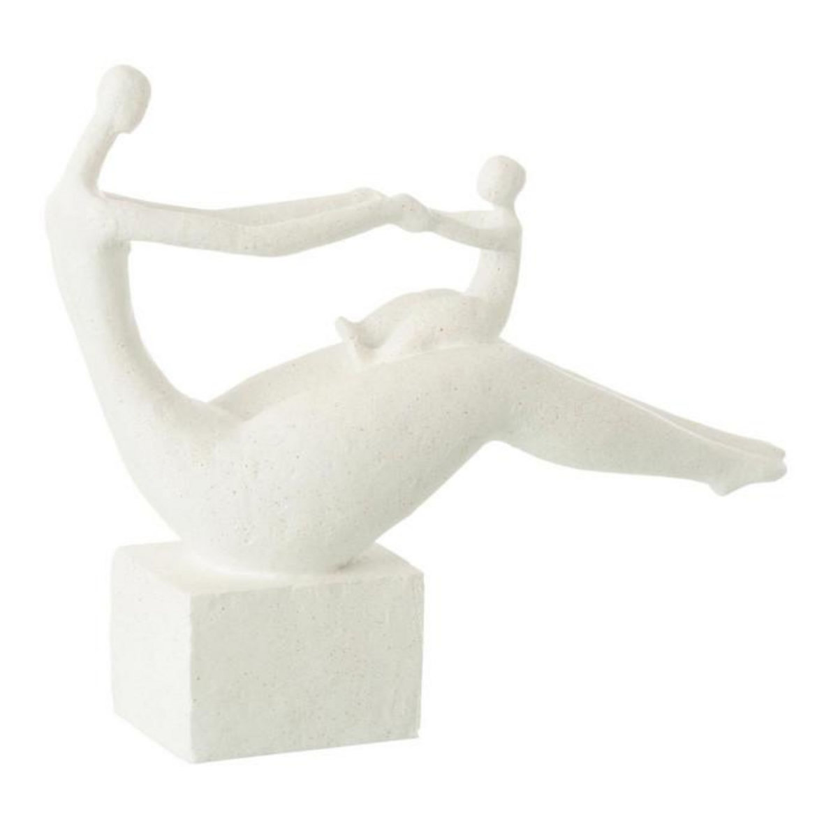 Paris Prix Statuette Maman Avec Enfant  Moderne  29cm Blanc