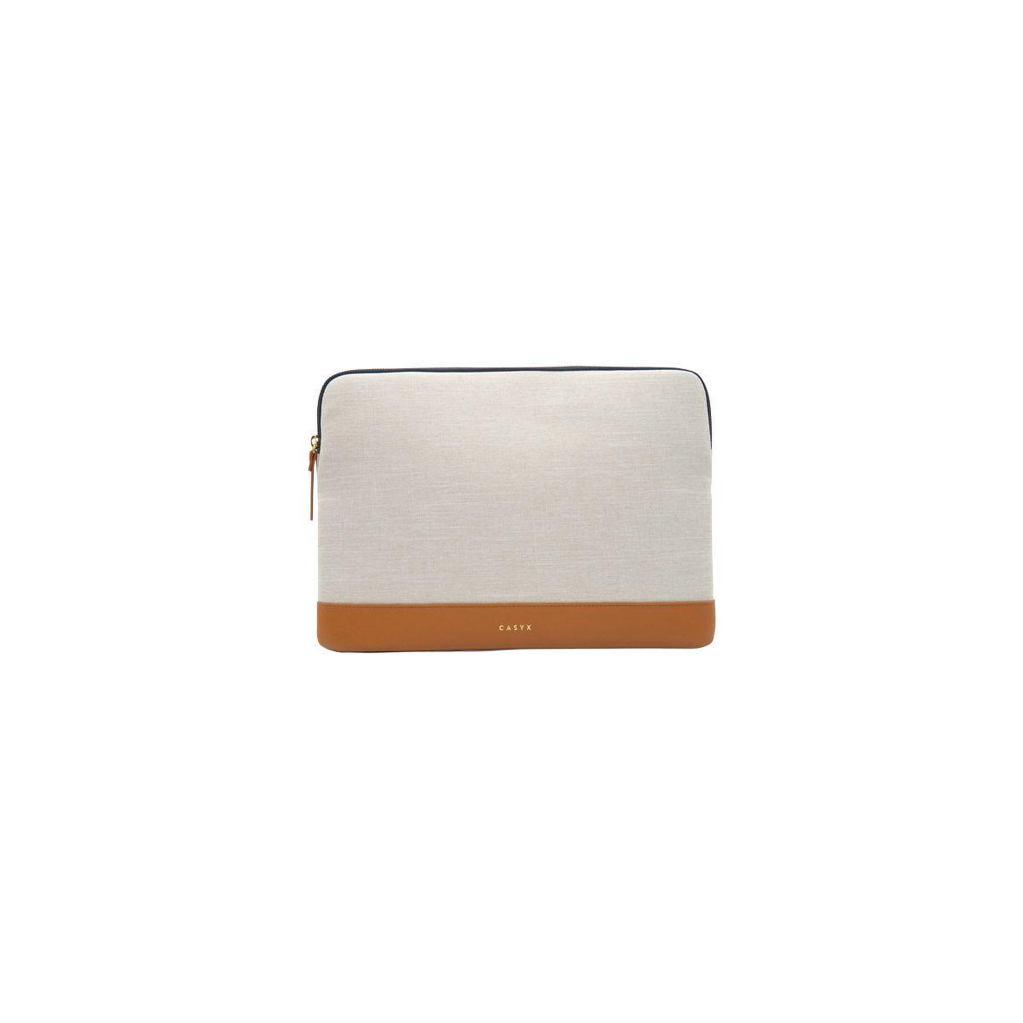 CASYX Housse Pour PC ou Macbook 15'' Gris/Beige