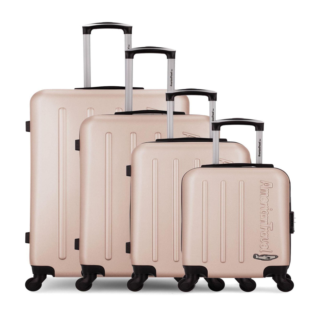 AMERICAN TRAVEL AMERICAN TRAVEL - Set de 4 Valises BRONX-M 75 cm 4 Roues