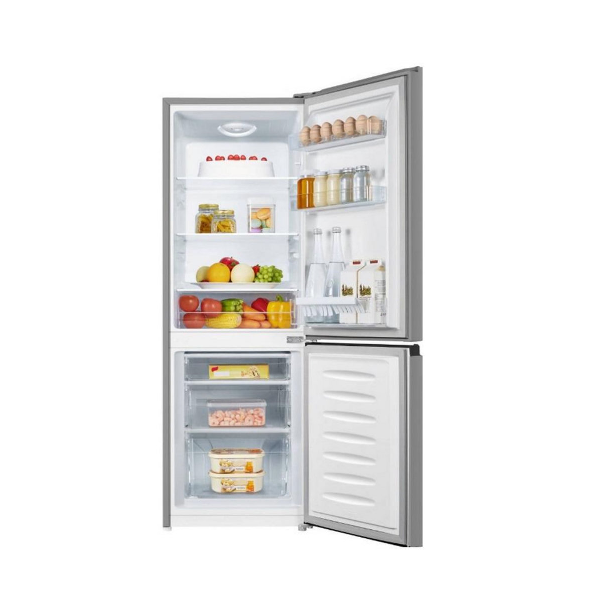 Fagor Réfrigérateur combiné 50cm 175l statique inox - FCB175ES