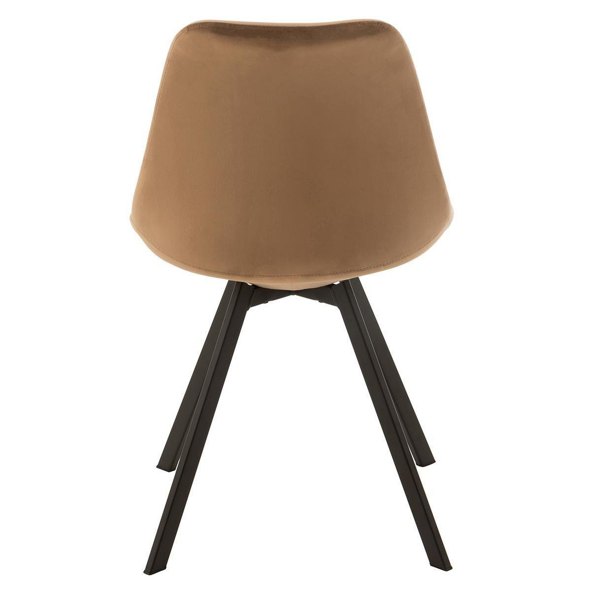Voir la diapositive 4 : J-LINE Chaise design  hélène  84cm marron