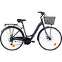 Voir la diapositive 1 : SCRAPPER Vélo VTC 28'' Ville Rigide Femme Alu  Scrapper Railway 2  - Taille M (1.60 m - 1.75 m) - 18 vitesses - Enjambement bas – Freins V-brake - Shimano -  Equipé City - Double freins à disque - Potence réglable Alu