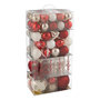 Voir la diapositive 1 : Paris Prix Lot de 80 Boules de Noël  Night  58cm Rouge & Doré