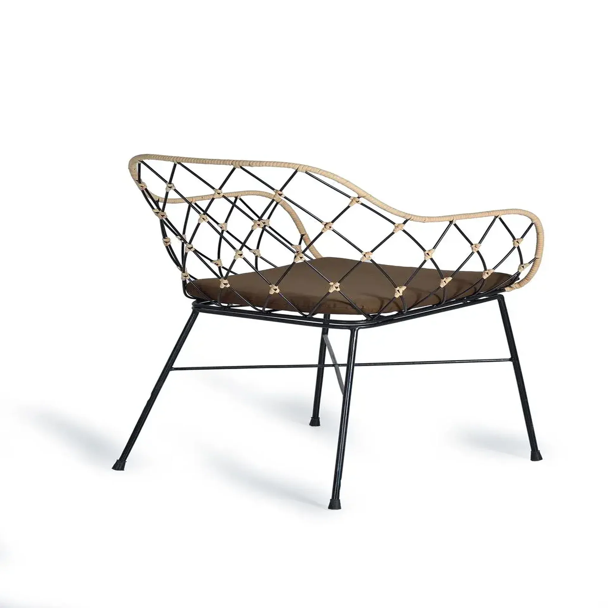 Voir la diapositive 3 : GINER Y COLOMER SL Lot de 2 chaises de rotin naturel 56 cm style méditerranéen