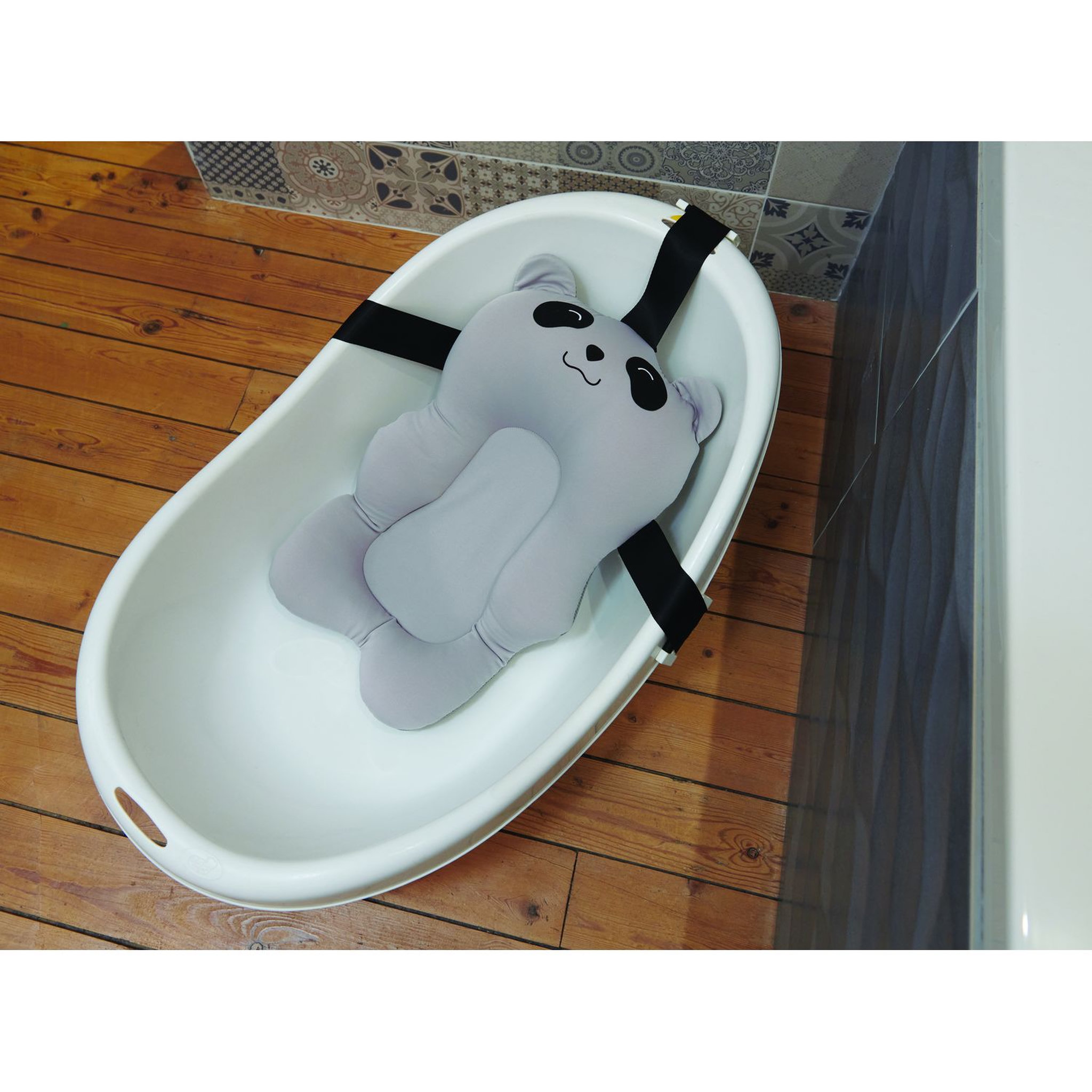 Voir la diapositive 9 : TINEO Coussin de bain Panda
