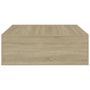 Voir la diapositive 6 : VIDAXL Table basse Chêne sonoma 100x100x35 cm Bois d ingénierie