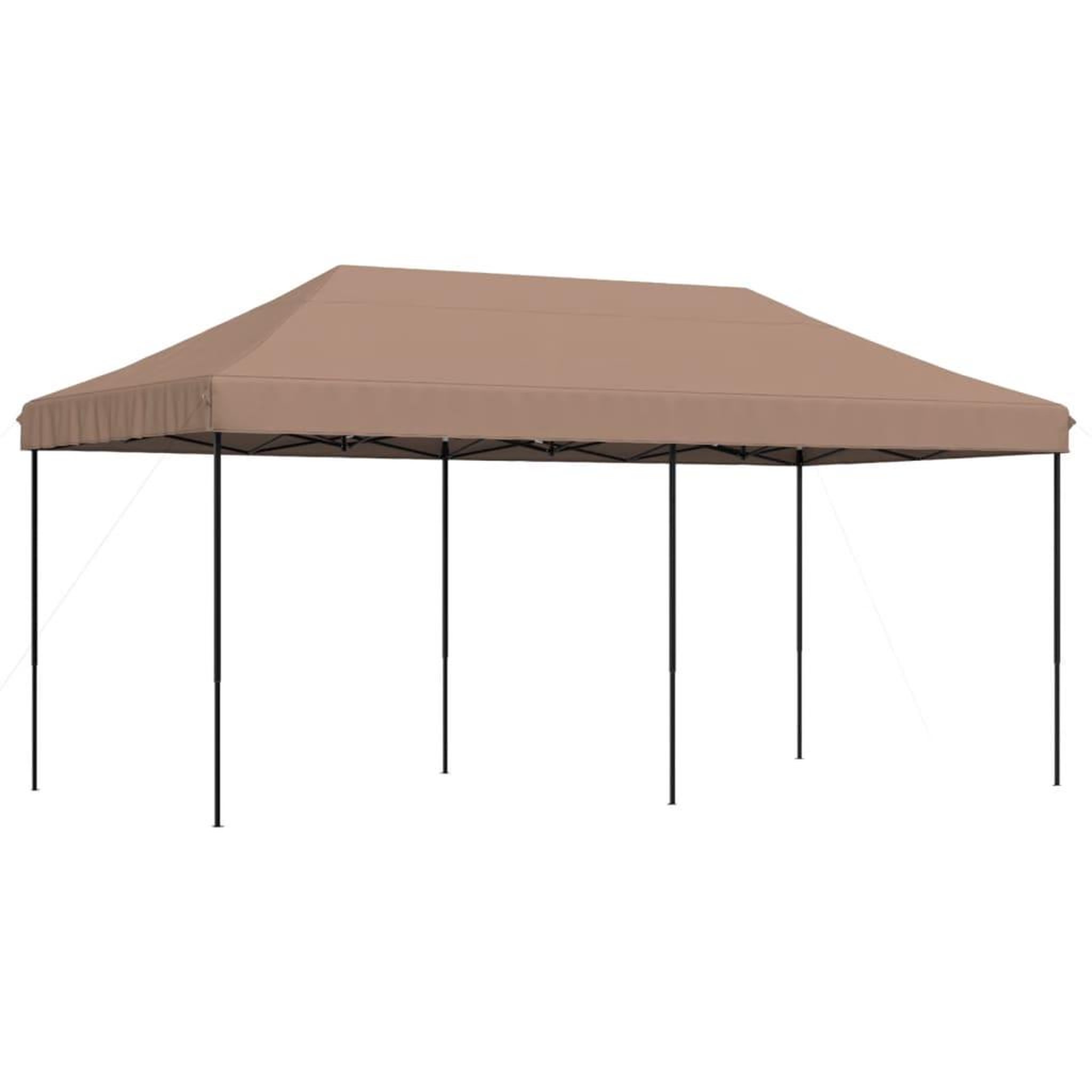 Voir la diapositive 2 : VIDAXL Tente de reception pliable escamotable marron 580x292x315 cm