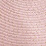 ATMOSPHERA Tapis à franges rose avec Lurex doré intégré 90 cm