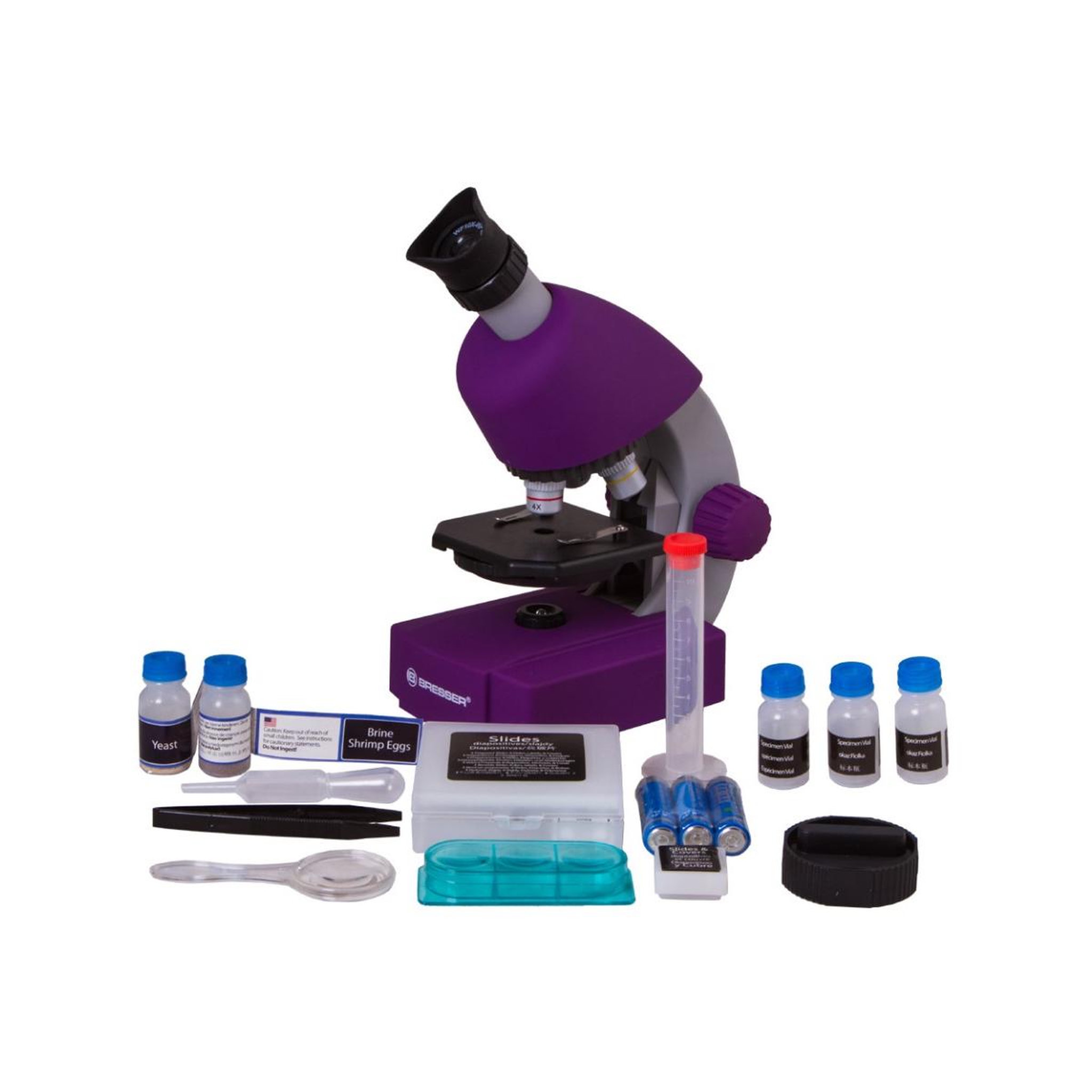Voir la diapositive 2 : Bresser Microscope  Junior 40640x violet