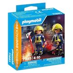 PLAYMOBIL 71885  Duo : Pompiers avec hache et extincteur