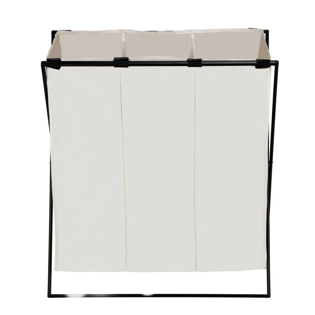 Wenko Panier à linge XL avec 3 compartiments