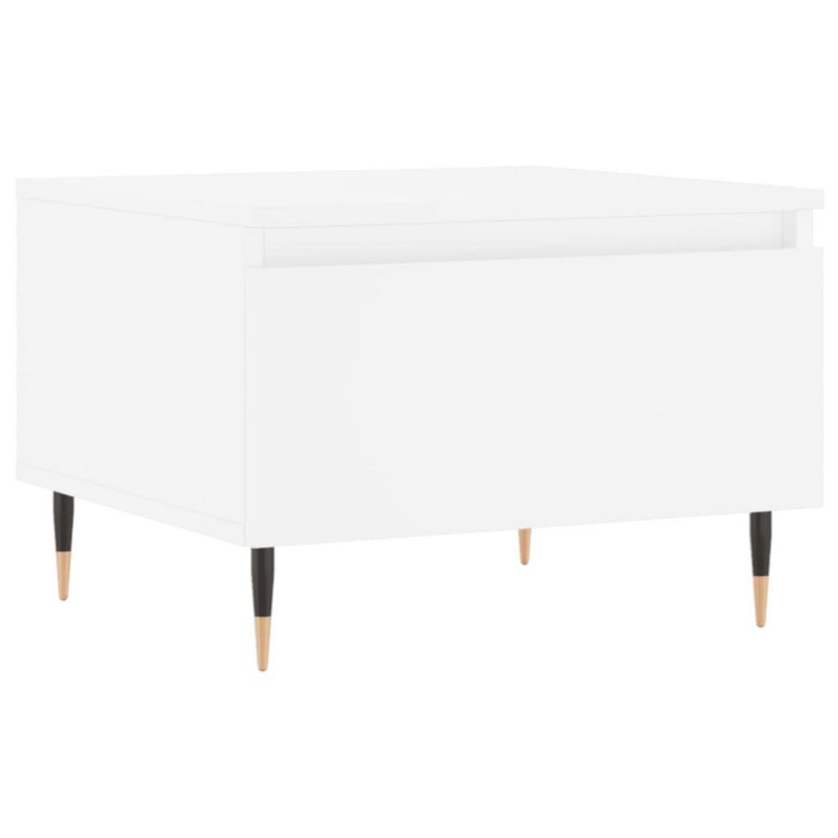 VIDAXL Table basse blanc 50x46x35 cm bois d'ingenierie