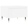 Voir la diapositive 2 : VIDAXL Table basse blanc 50x46x35 cm bois d'ingenierie