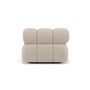 Voir la diapositive 5 : LISA DESIGN Ruby - module d'assise méridienne droite en velours texturé