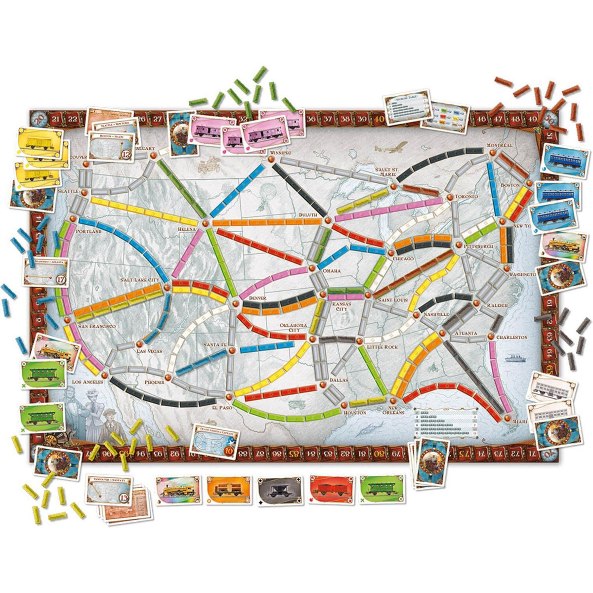 Asmodee Les Aventuriers du Rail USA