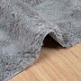 Voir la diapositive 5 : VIDAXL Tapis Shaggy a poils longs NAVARRA gris argente 130x200 cm
