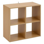FIVE Étagère 4 cases mix en bois TASSO - Beige