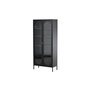 Voir la diapositive 3 : Paris Prix Vitrine Design en Métal  Lima  180cm Noir