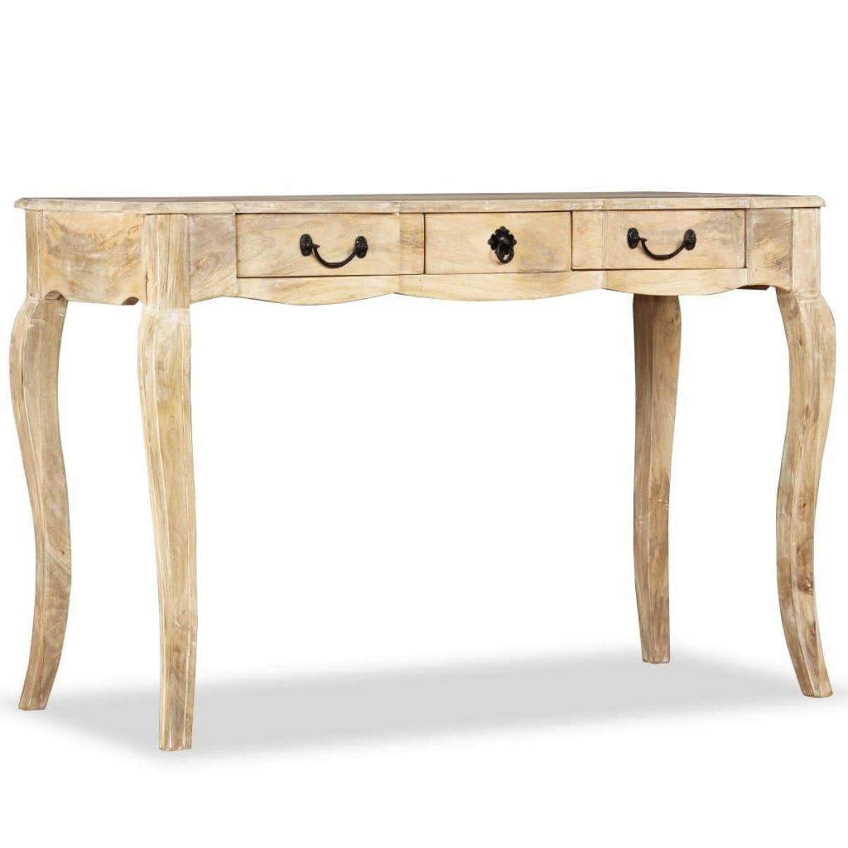 VIDAXL Table console Bois de manguier massif 120 x 50 x 80 cm
