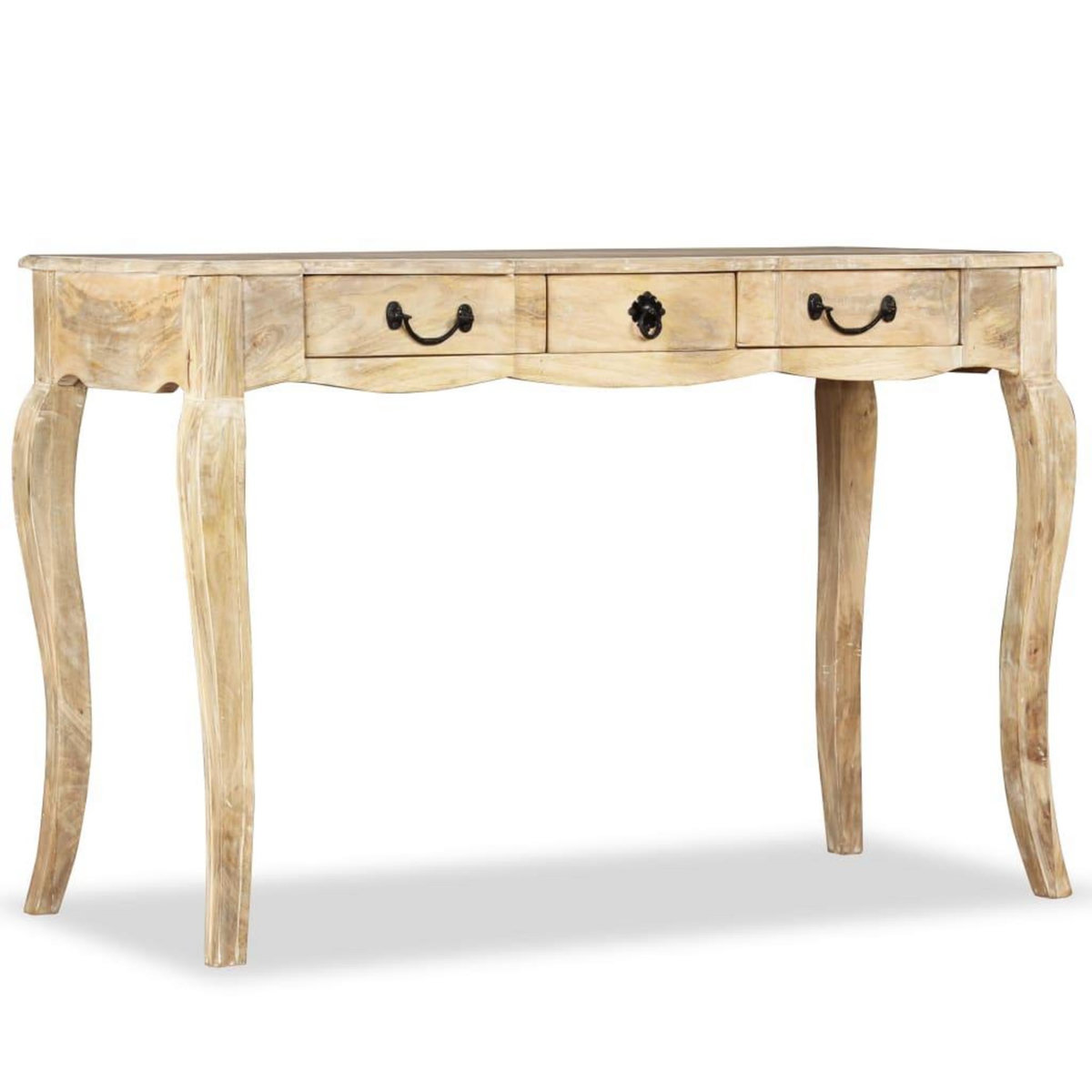 VIDAXL Table console Bois de manguier massif 120 x 50 x 80 cm