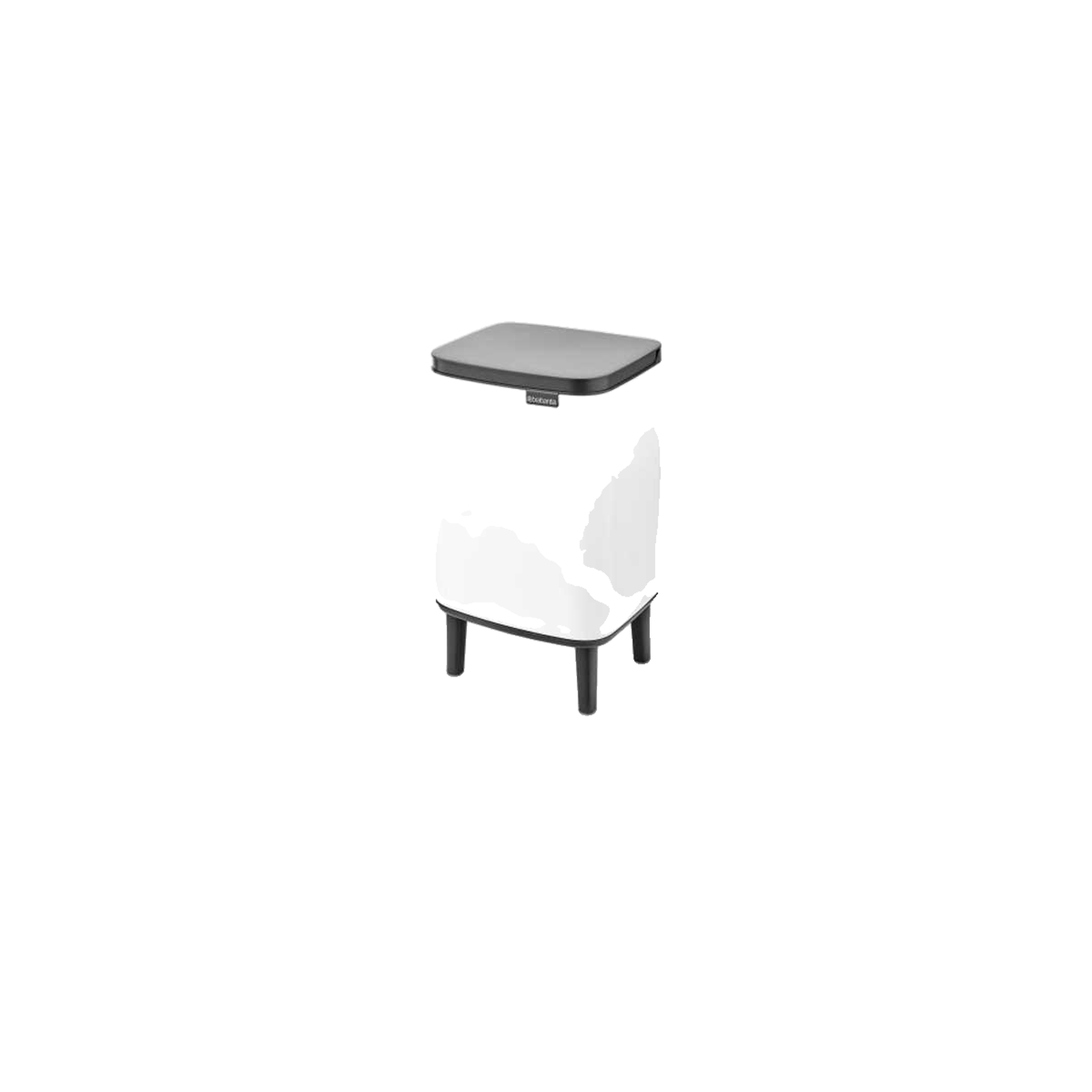 Voir la diapositive 3 : BRABANTIA Poubelle Brabantia 7 litres blanche