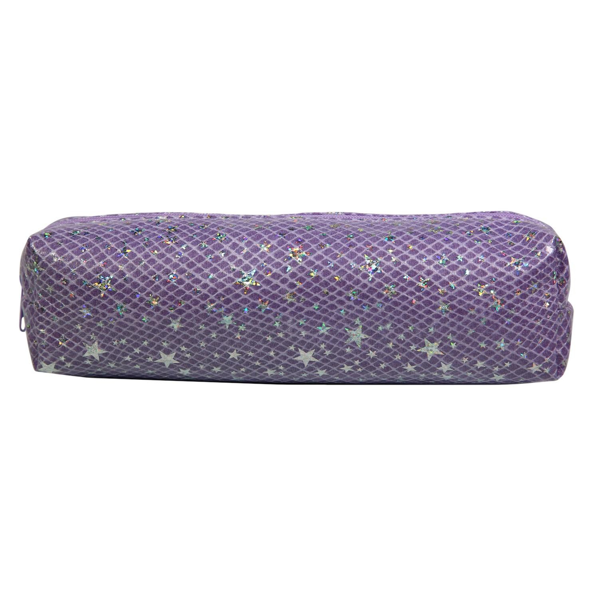 Voir la diapositive 4 : Bagtrotter BAGTROTTER Trousse scolaire carrée No Name Violet