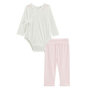 Voir la diapositive 1 : Petit Béguin Ensemble body bébé et pantalon en pointelle Badian