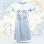 Voir la diapositive 3 : OZABI OZABI Chemise de Nuit Femme Microfibre HELLO BEAR Manches Courtes