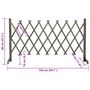 Voir la diapositive 6 : VIDAXL Cloture en treillis de jardin Gris 150x80 cm Bois de sapin
