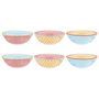 Voir la diapositive 1 : BJORN Bol PATTERN Ø21cm - 6 pièces - Color