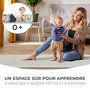 Voir la diapositive 2 : KINDERKRAFT Tapis d'évei Matty2- tapis sensoriel pour bébé