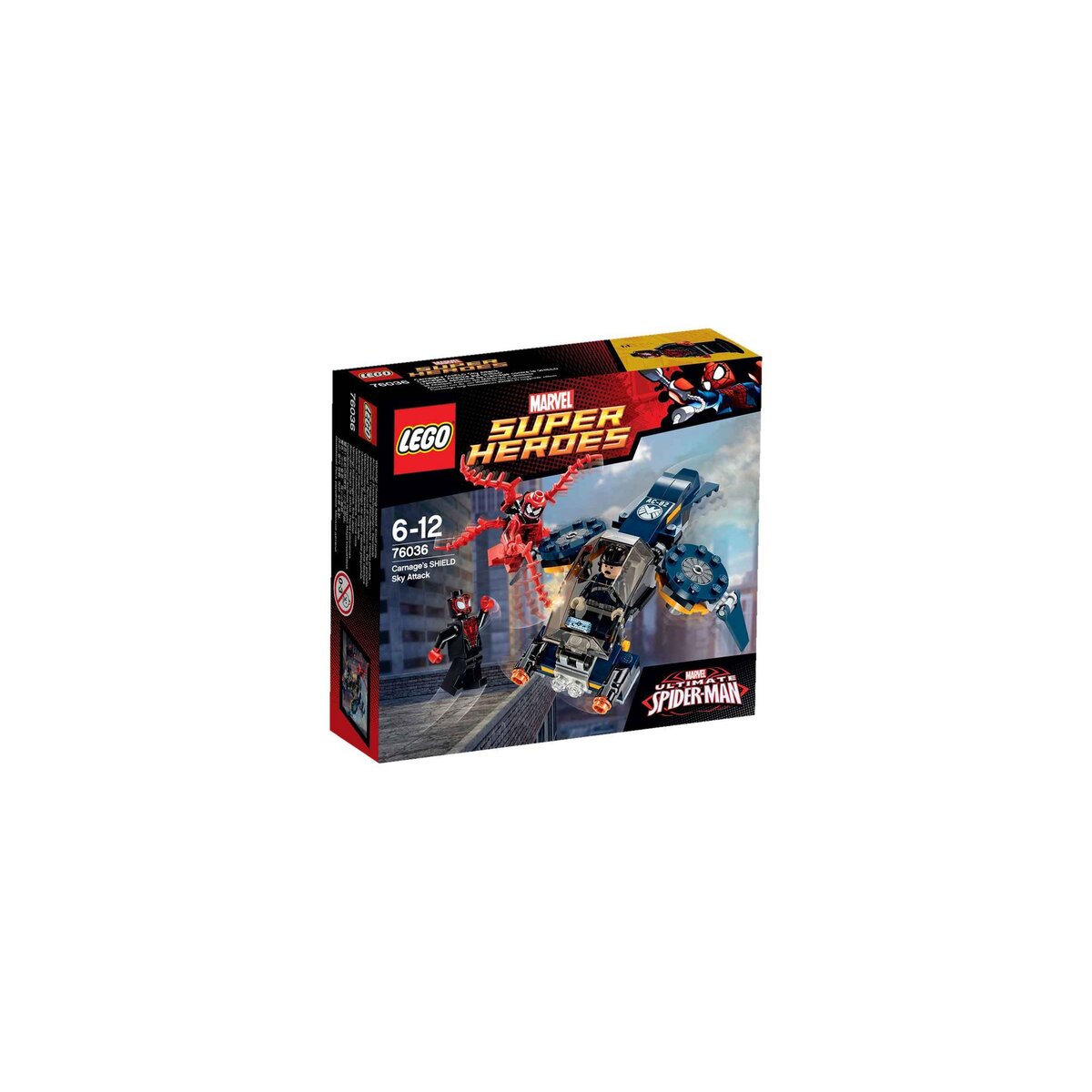 LEGO Super Heroes Marvel 76036 - L'attaque aérienne de Carnage contre le Shield