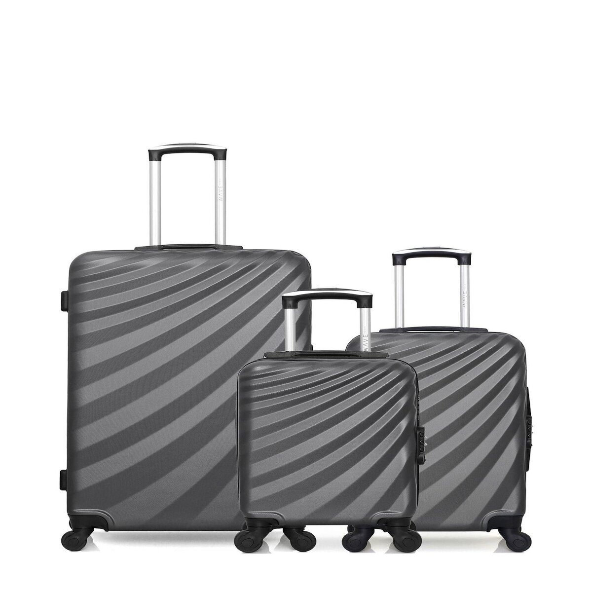 WAVE PARIS WAVE PARIS - LOT DE 3 - Valises grand format, cabine et cabine XXS DANUBE