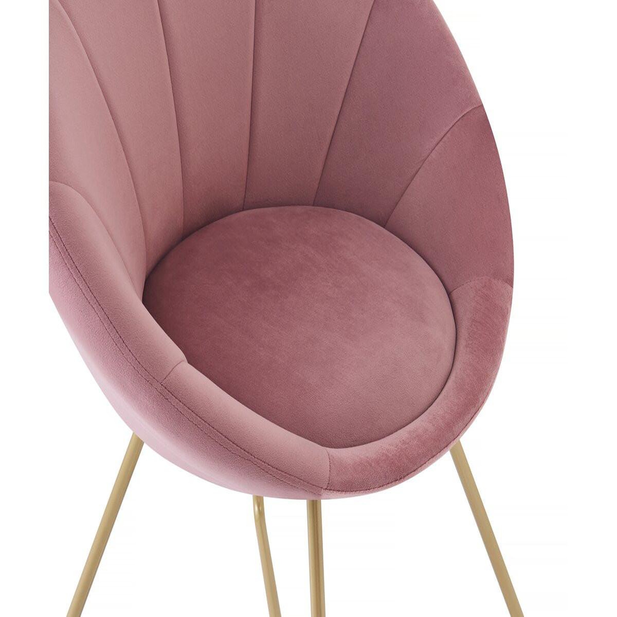 Voir la diapositive 5 : Habitat et Jardin Lot de 2 chaises de la salle a manger en velours  Rosalie  - Gris