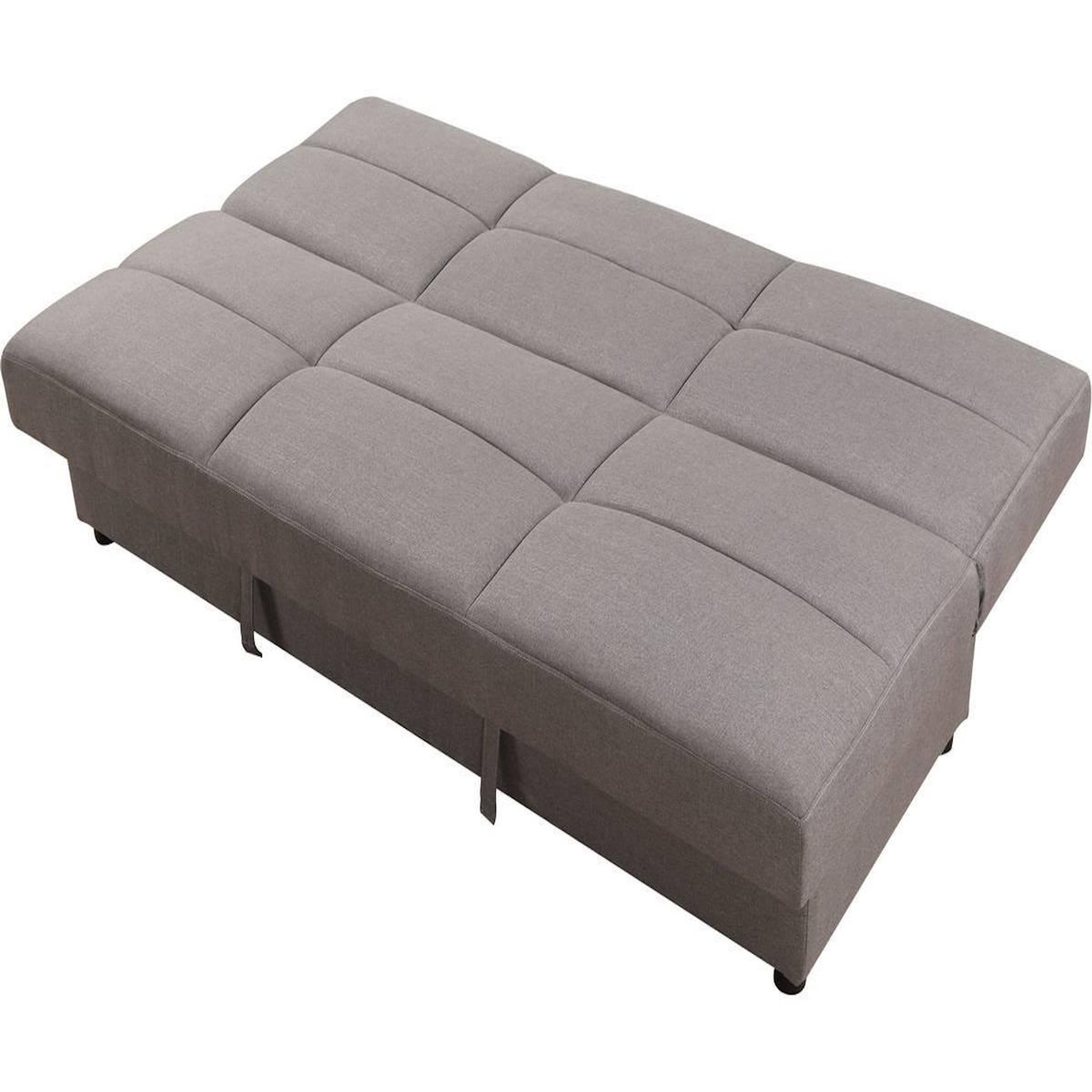 Habitat et Jardin Canapé Clic-Clac  Enzo  - 185 x 84 x 85 cm - 3 places - Gris