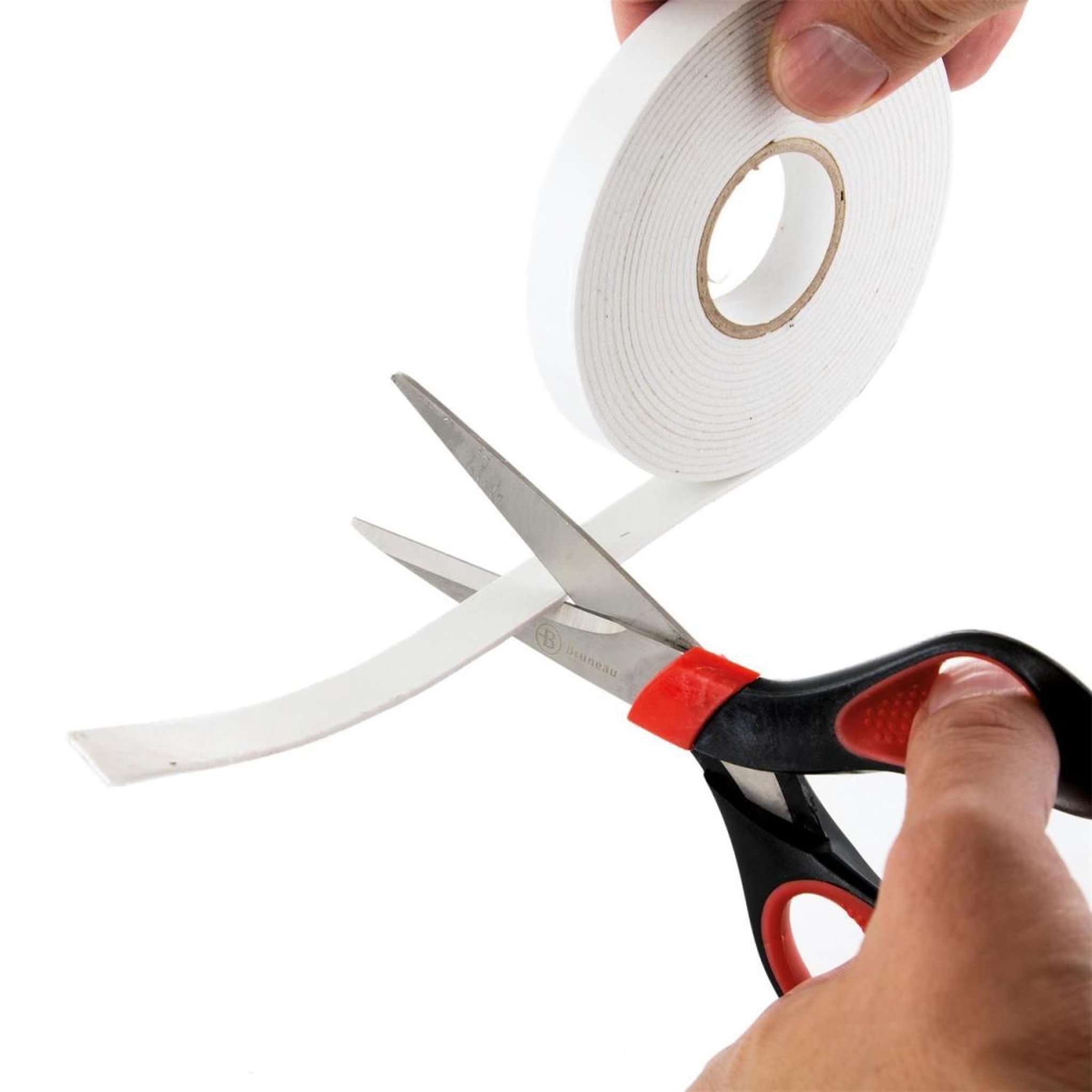 Voir la diapositive 2 : Je cherche une idee Rouleau adhésif double face  mousse  3m blanc