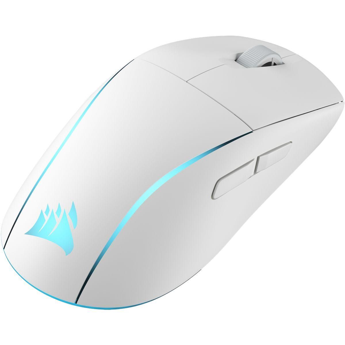 Corsair Souris Gamer Sans Fil M75 Wireless RGB Blanche