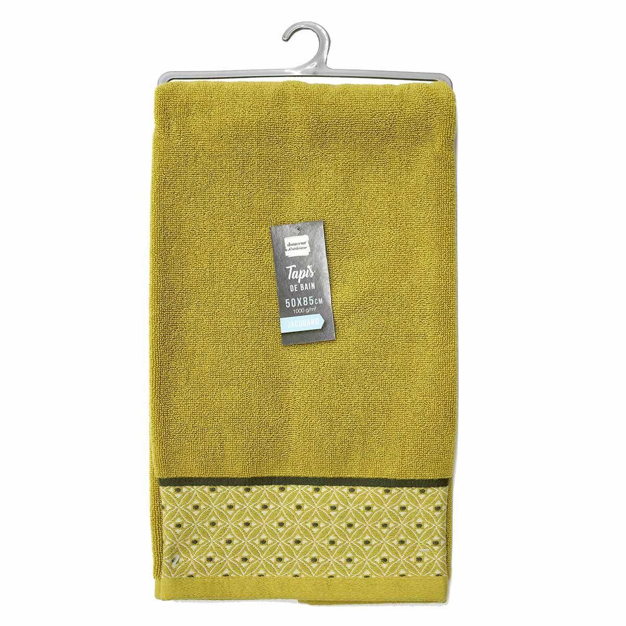 Voir la diapositive 4 : Douceur d'Intérieur Tapis de bain jacquard  belina  50x85cm miel