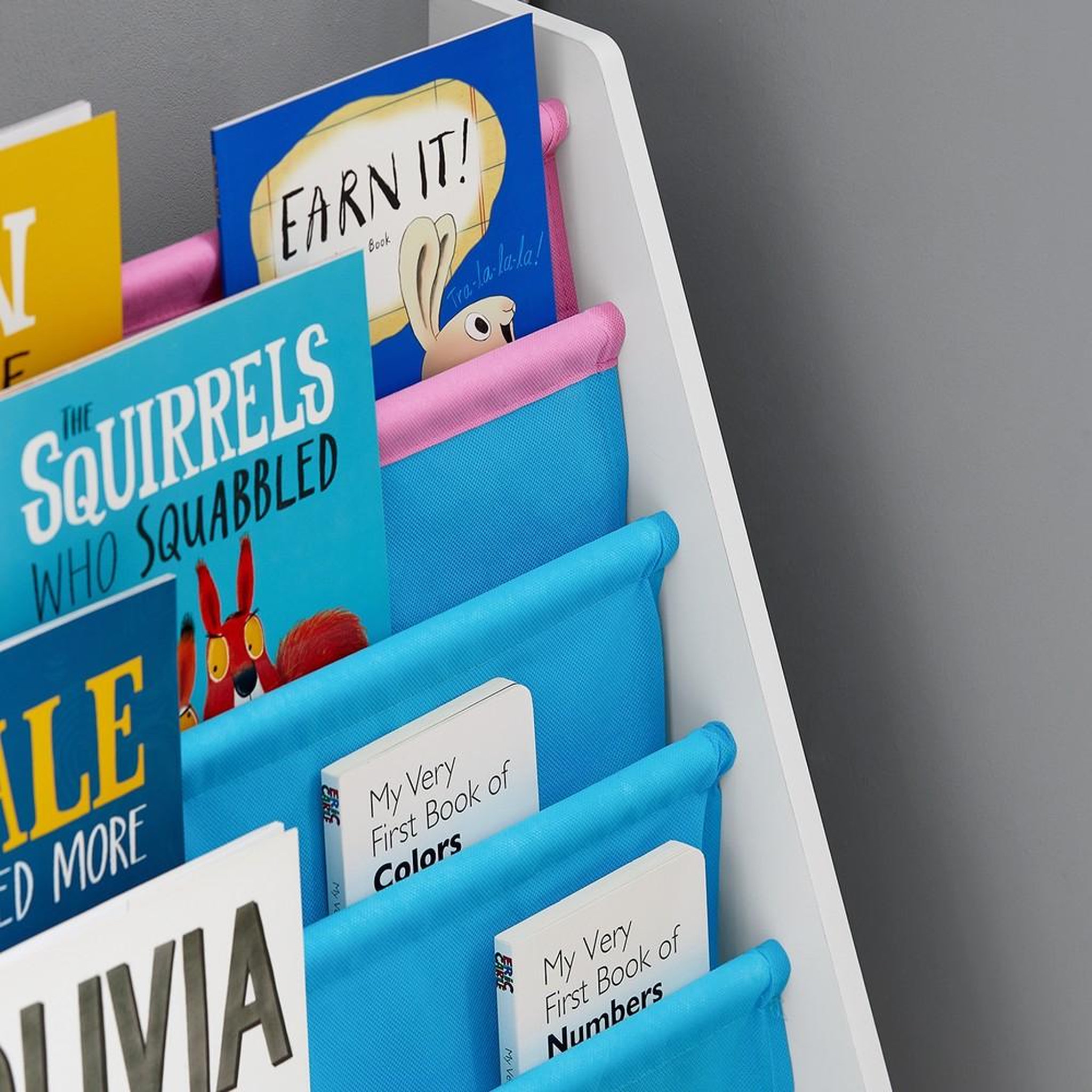 Voir la diapositive 5 : SOBUY SoBuy - Bibliothèque Enfant à 4 compartiments - Moderne - FRG225