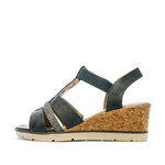 RELIFE Sandales compensées  Femme Relife Jinkat. Coloris disponibles : Bleu