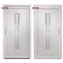 Voir la diapositive 5 : VIDAXL Porte d'entree Blanc 108x208 cm PVC