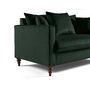 Voir la diapositive 5 : BEST MOBILIER Flamingo - canapé droit 2 places en velours